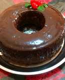 Pastel choco flan