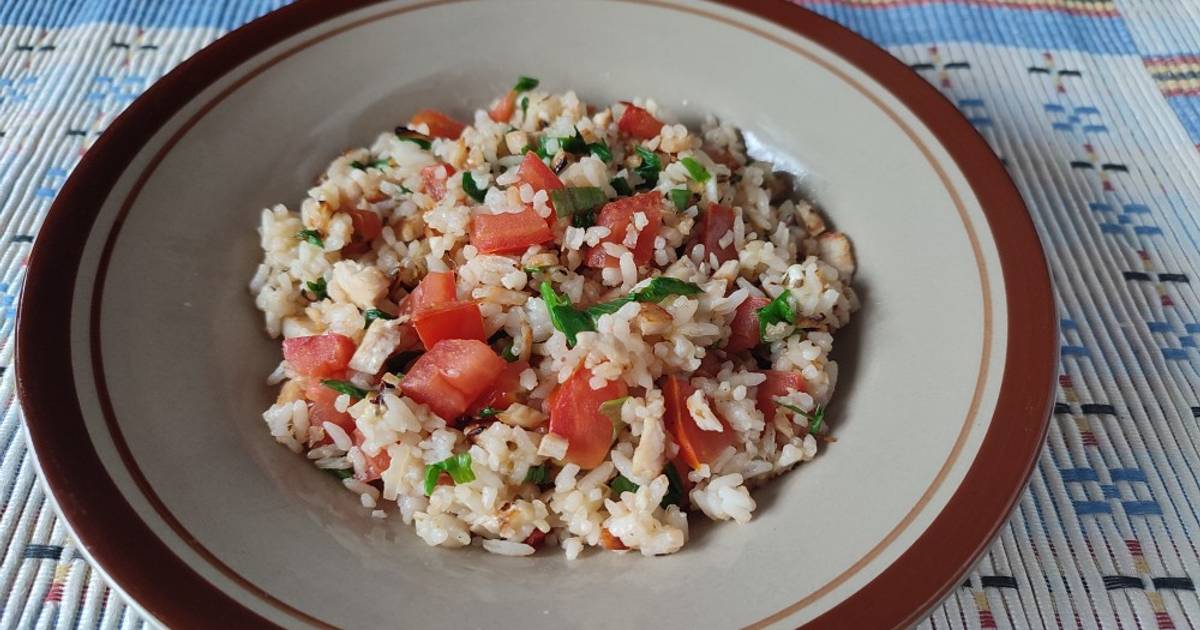 Resep Tomato And Cheese Fried Rice Oleh Bunda Titanque Cookpad