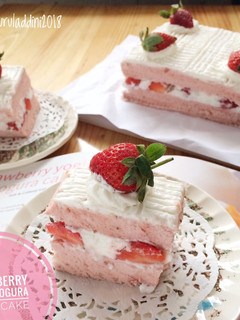 Foto resep Strawberry Yogurt Ogura Shortcake