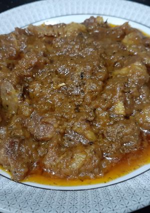 A picture of Beef qorma.