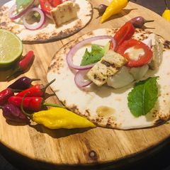 A picture of Tofu tacos 🌱 #tacotuesday.