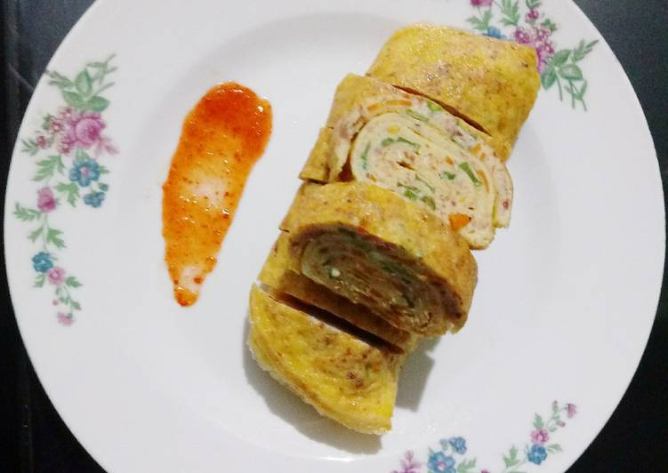 Resep Telur dadar gulung ala telur korea, Lezat Sekali