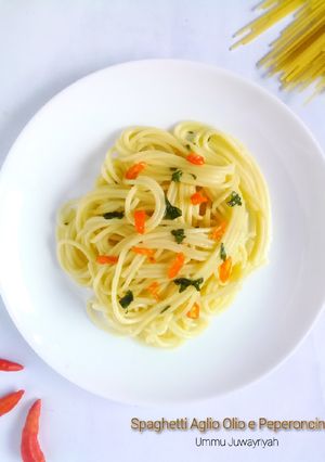 Foto resep Spaghetti Aglio Olio e Peperoncino