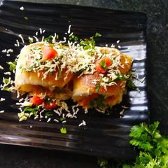 Cheesy Masala pav A picture of Cheesy Masala pav.
