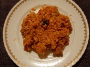 Une photo de risotto basilic