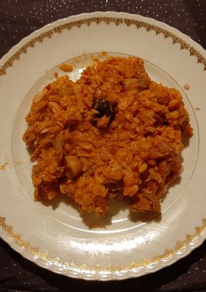 Une photo de Risotto crémeux à la provençale