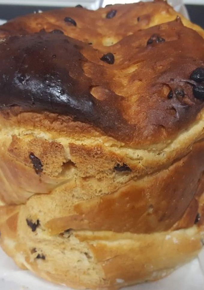 Una foto de Panettone con pepitas de chocolate en Tm5