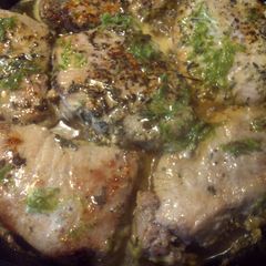 A picture of Lemon oregano Pork.