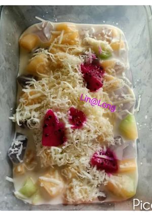 Foto resep SaladBuah yummy🥰🥳🍈