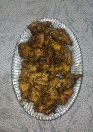 عکسی از دستور جوجه کباب تابه ای با سس انار❤️