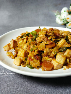 Foto resep Tahu Telur Sosis Saus Tiram