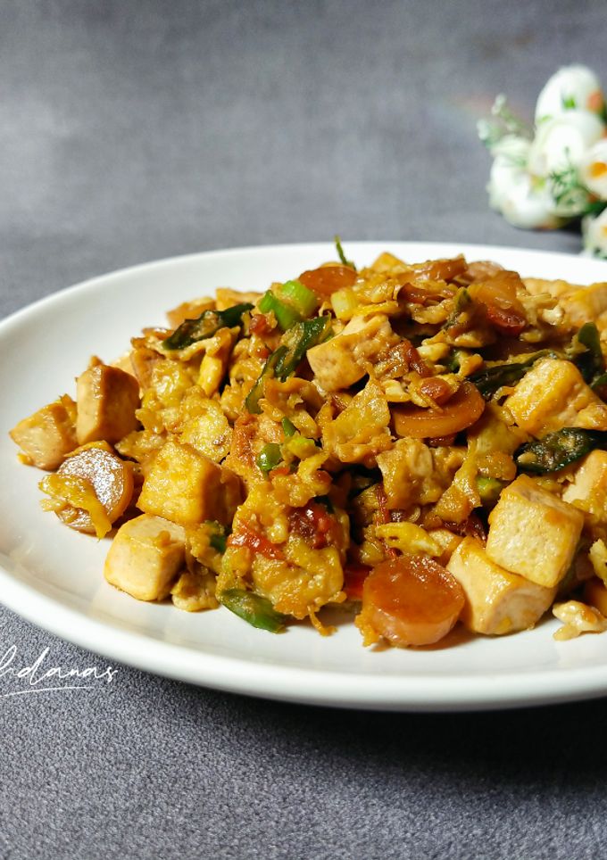 Foto resep Tahu Telur Sosis Saus Tiram