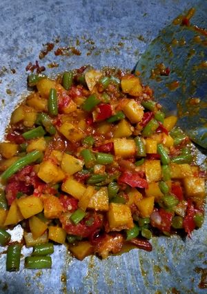 Foto resep Sambal goreng Kentang buncis