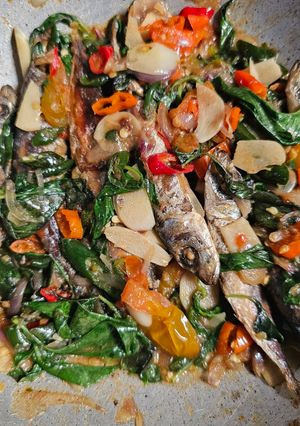 Foto resep Oseng pindang kemangi