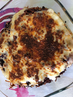 Una foto de Pastel de col lombarda