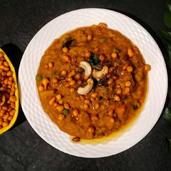 A picture of Bisi Bele Bath (south indian spiced khichadi).