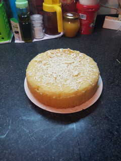 Una foto de Bizcocho de chocolate blanco