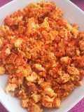 Huevo revuelto con salchicha huachana