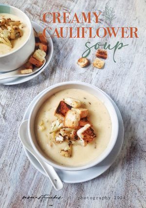 Foto resep Creamy Cauliflower Soup