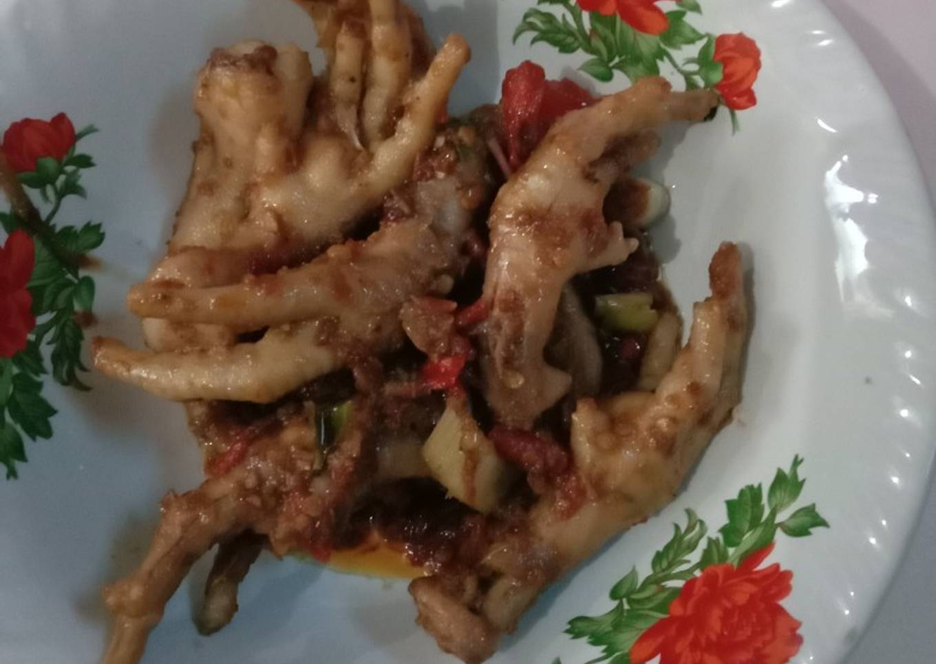 Ceker pedas manis