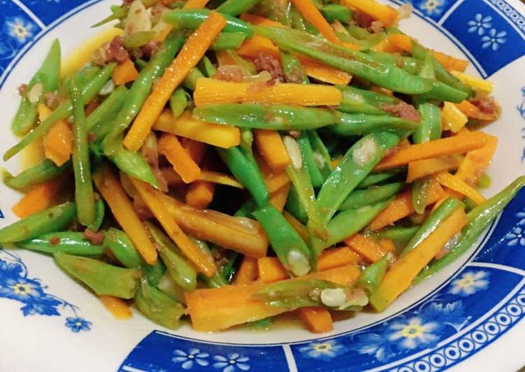 Langkah Membuat Tumis Buncis Wortel Kornet, Sempurna