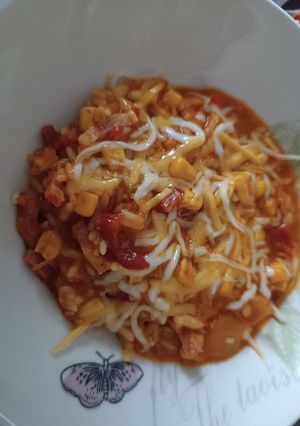Una foto de Arroz al Microondas