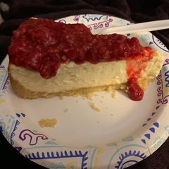 A picture of Keto cheesecake!.