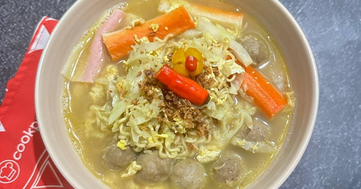 Resep Mie Kuah Simple Dengan Bahan Sederhana