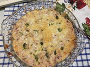 Gambar panggang kentang mozarella