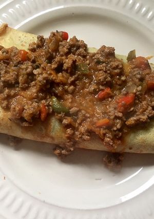 Una foto de Canelones de acelga y espinaca