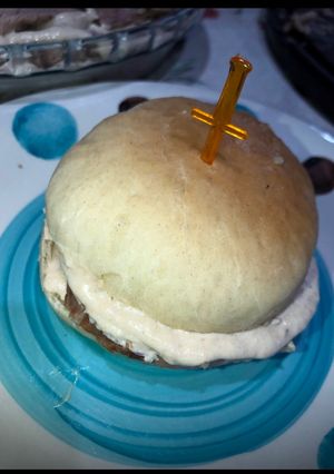 Una foto de Sándwich de Vitel Toné con Figacita Casera