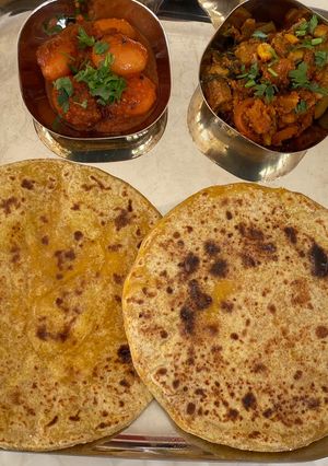 A picture of Mango puran poli.