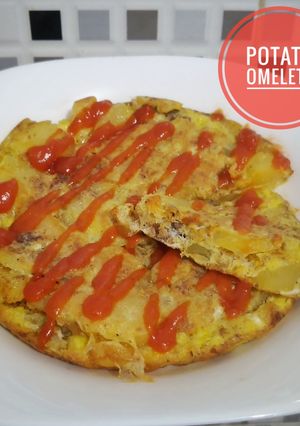 Foto resep Spanish Omelette (Omlet Kentang)