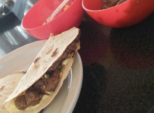 Una foto de Tacos de carne