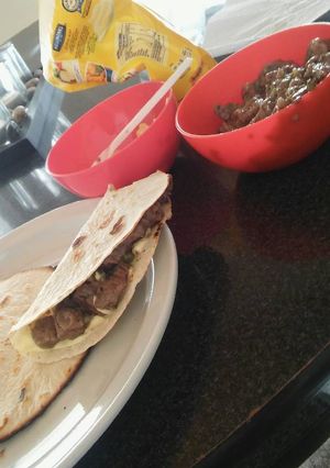 Una foto de Tacos de carne