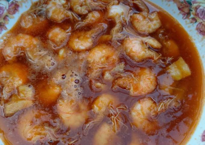 Resep Udang asem manis oleh 🕸🦋Niya🐦🎋 - Cookpad