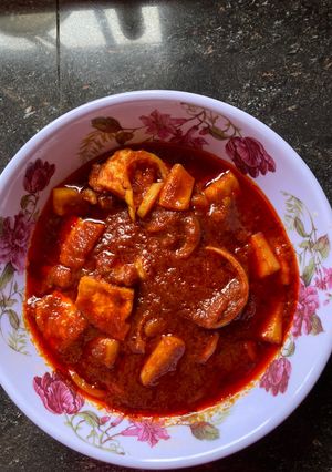 Gambar Sambal sotong tauhu