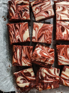 Foto resep Red Velvet Cream Cheese Brownies