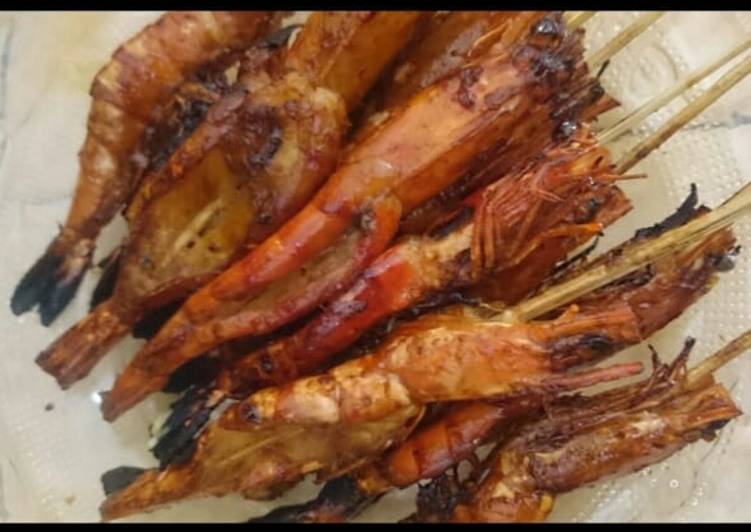 Resep Udang bakar madu Anti Gagal