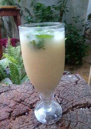 A picture of Sattu drink.