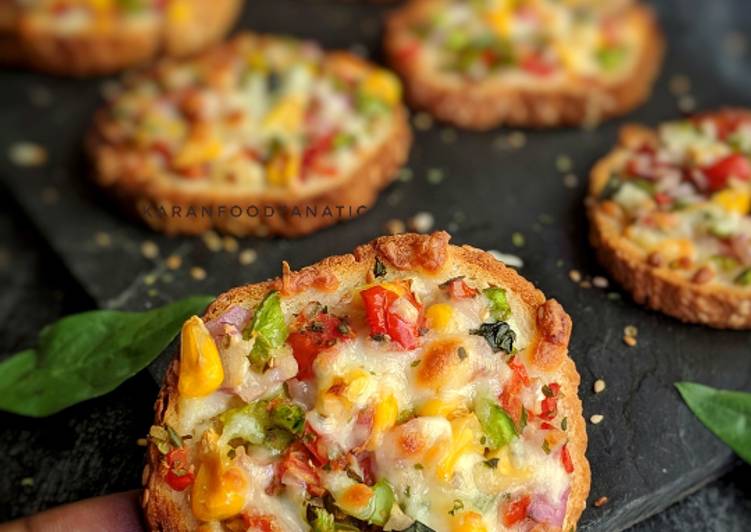 Recipe of Appetizing Vegetable Cheese Toasties