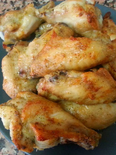 Una foto de Alitas de pollo al horno