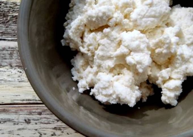 Easy Homemade No Salt Cottage Cheese