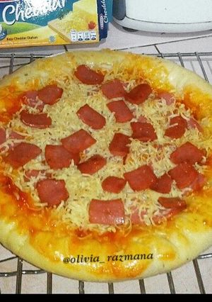 Foto resep Pizza sosis ekonomis homemade
