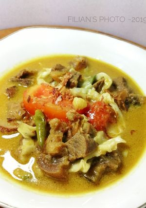 Foto resep Tongseng daging dan kikil kerbau
