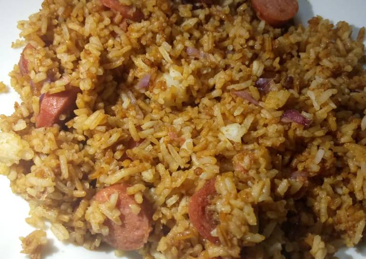 Recipe: Delicious Sausage rice