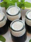 Grass Jelly with Tapioca Pearls
