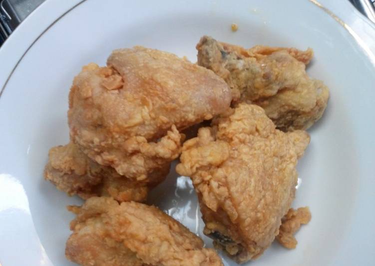 Resep Ayam Goreng Krispi/ Ayam Kentucky, Enak