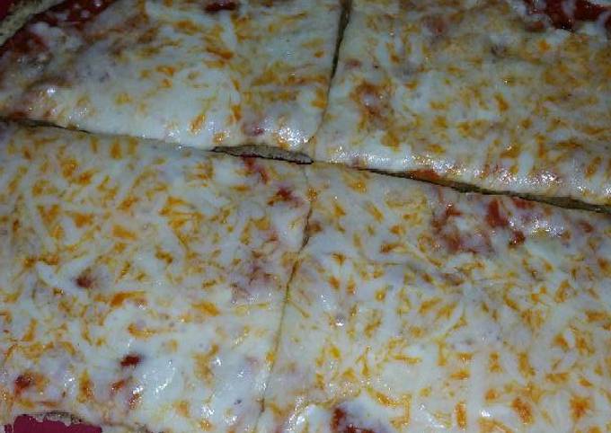 Recipe of Homemade Cheese Pizza