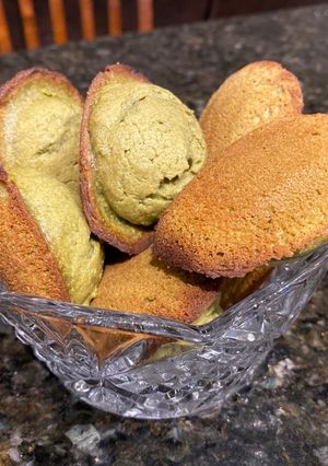 Foto resep Bumpy French Madeleine matcha /green tea